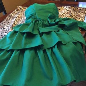 Strapless party dress perfect for the holidays!